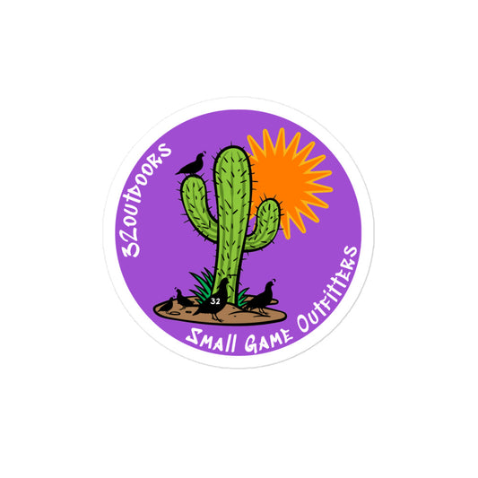 Desert Quail Sticker