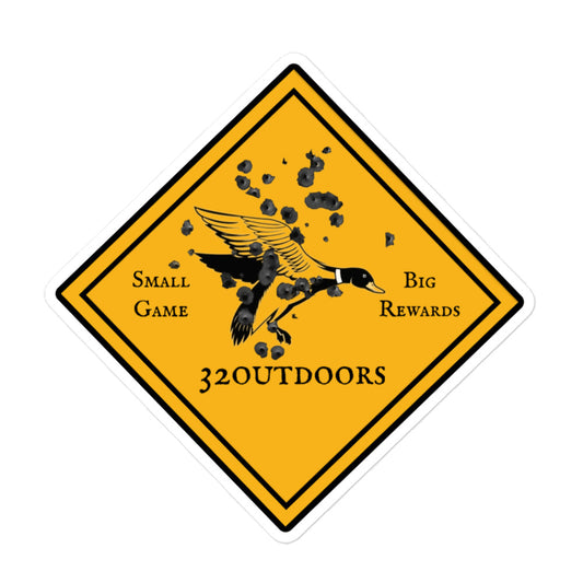 Duck Sign Sticker